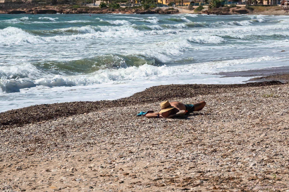 Siesta am Strand