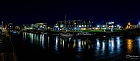 Stade Hafen bei Nacht