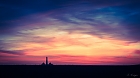 Abend am Westerhever Leuchtturm