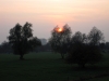 Sonnenuntergang am Niederrhein bei Kleve