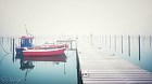 Boote im Nebelmeer