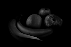 Die dunkle Seite von pfeln und Bananen